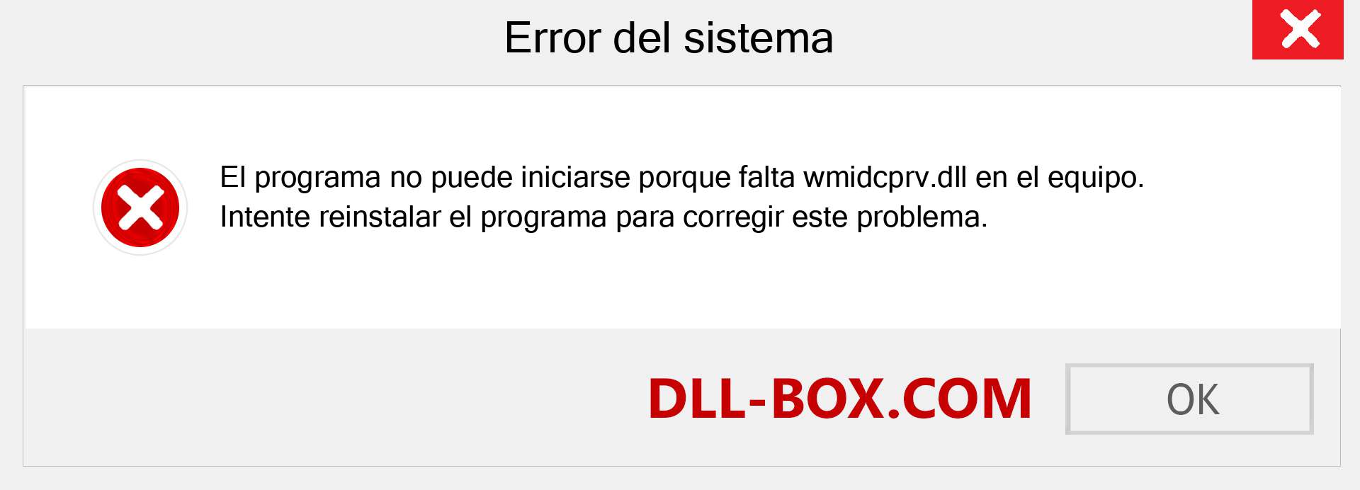 ¿Falta el archivo wmidcprv.dll ?. Descargar para Windows 7, 8, 10 - Corregir wmidcprv dll Missing Error en Windows, fotos, imágenes